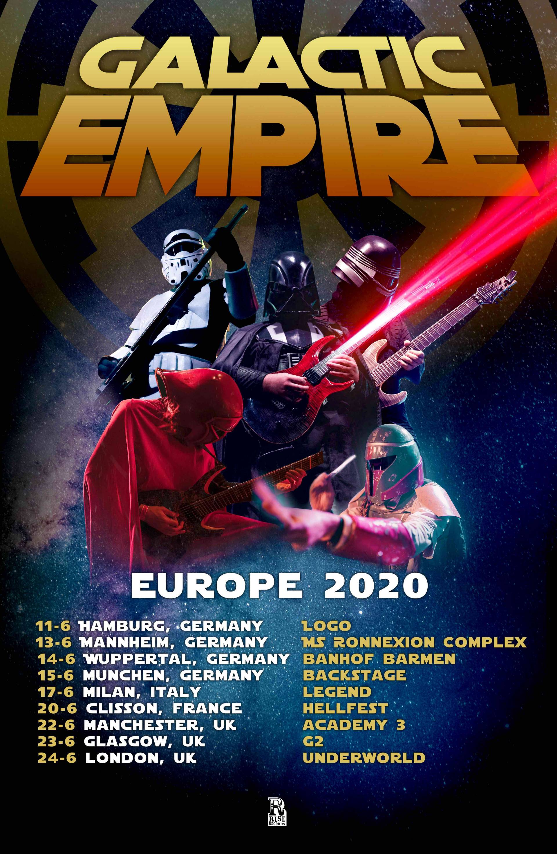 galactic empire uk tour