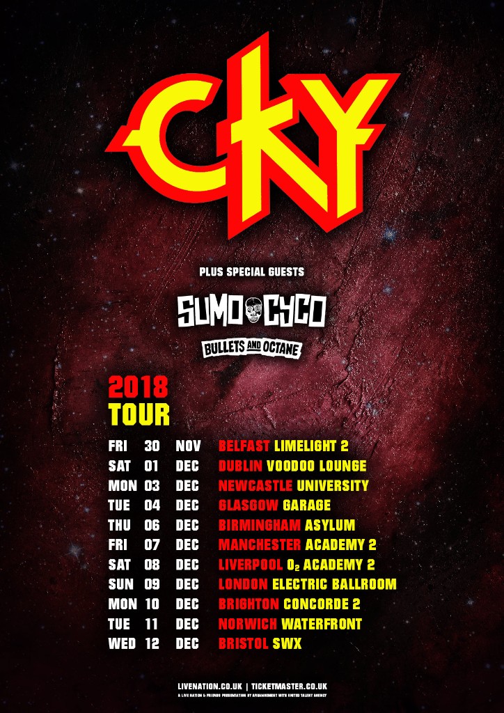 CKY announce UK and Ireland tour