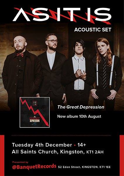 As It Is Announce Intimate Acoustic Show