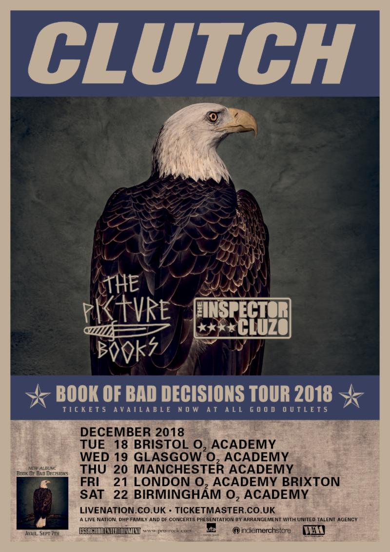 Clutch announce UK tour supports!